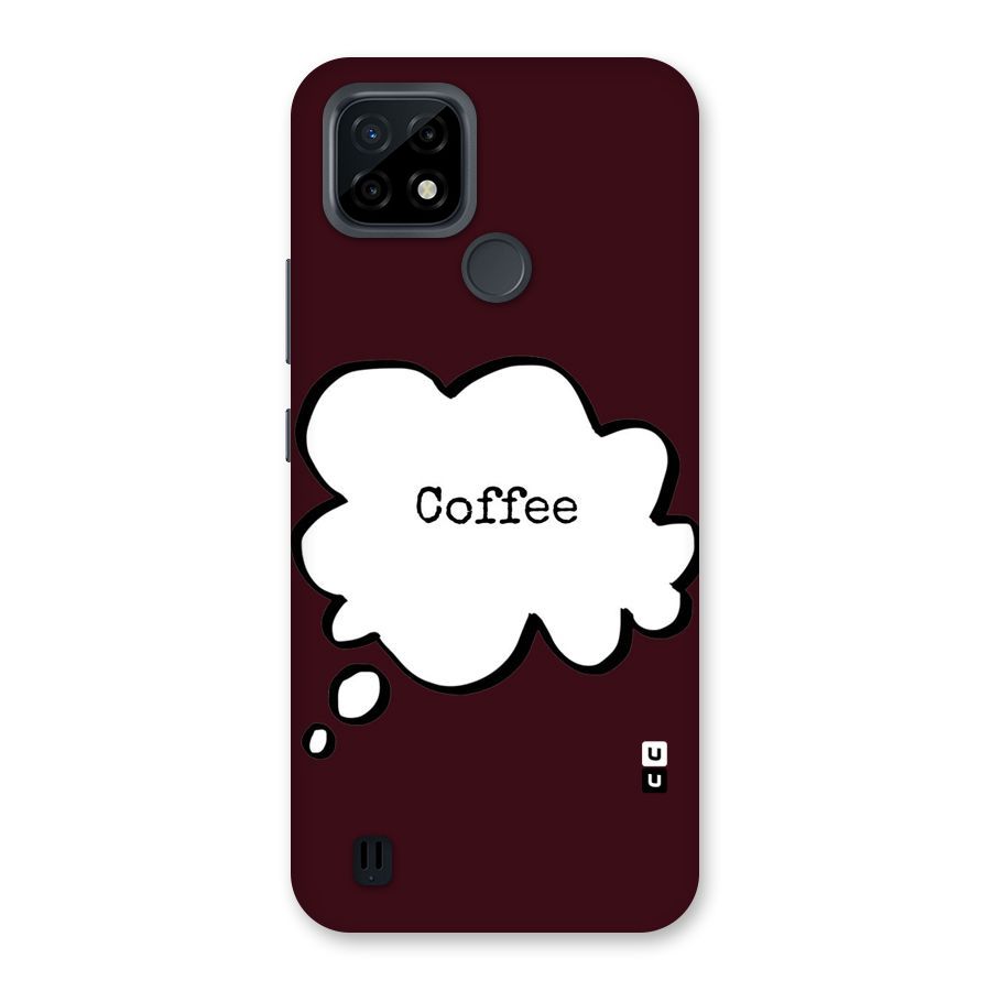 Coffee Bubble Back Case for Realme C21