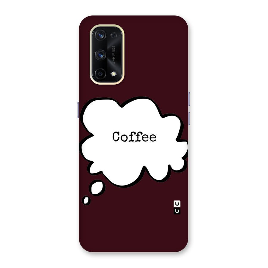 Coffee Bubble Glass Back Case for Realme X7 Pro