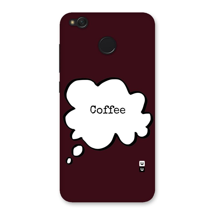 Coffee Bubble Back Case for Redmi 4