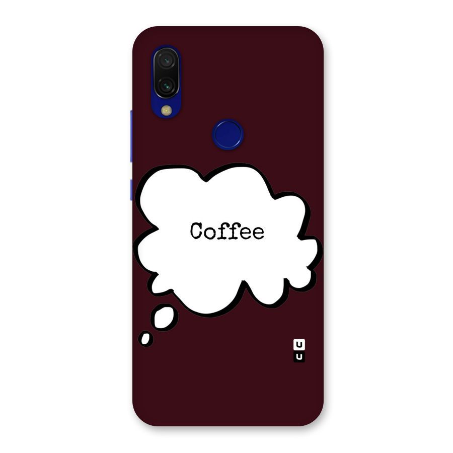 Coffee Bubble Back Case for Redmi 7