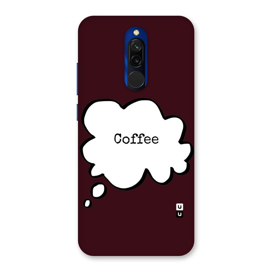 Coffee Bubble Back Case for Redmi 8