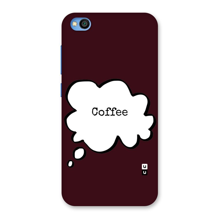 Coffee Bubble Back Case for Redmi Go