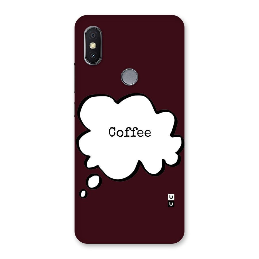 Coffee Bubble Back Case for Redmi Y2