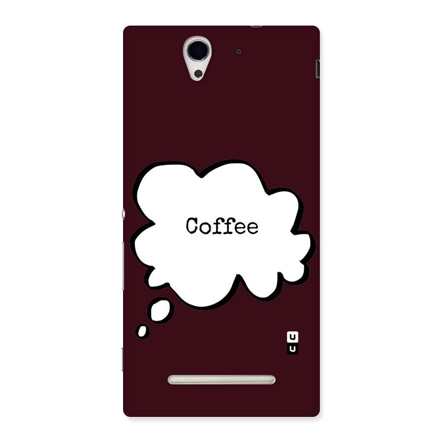 Coffee Bubble Back Case for Sony Xperia C3