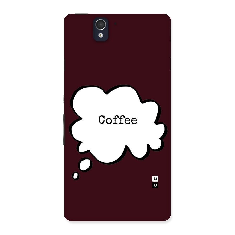 Coffee Bubble Back Case for Sony Xperia Z
