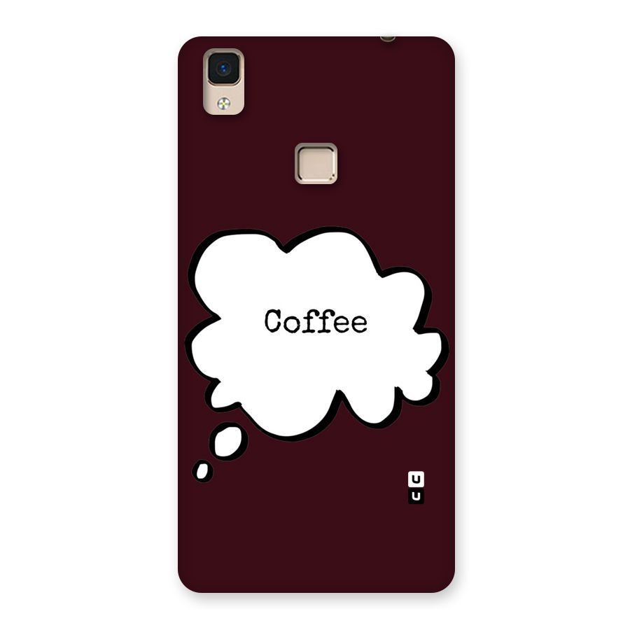 Coffee Bubble Back Case for V3 Max
