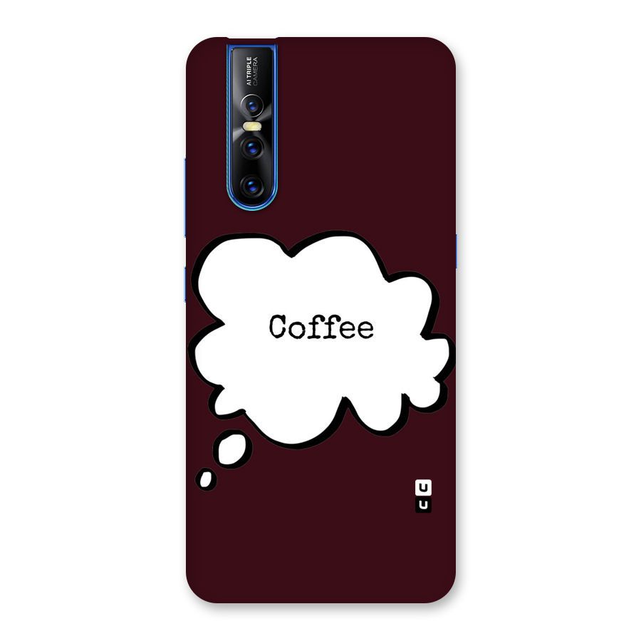 Coffee Bubble Back Case for Vivo V15 Pro