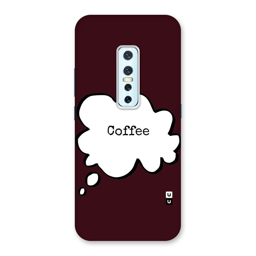 Coffee Bubble Back Case for Vivo V17 Pro