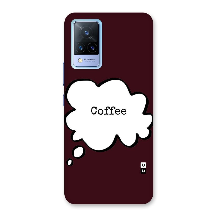 Coffee Bubble Back Case for Vivo V21 5G