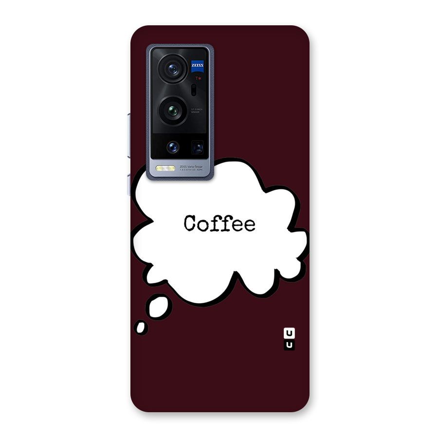 Coffee Bubble Back Case for Vivo X60 Pro Plus