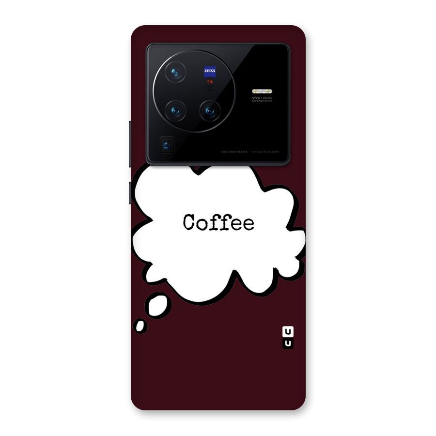 Coffee Bubble Back Case for Vivo X80 Pro