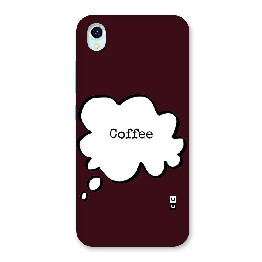 Coffee Bubble Back Case for Vivo Y1s
