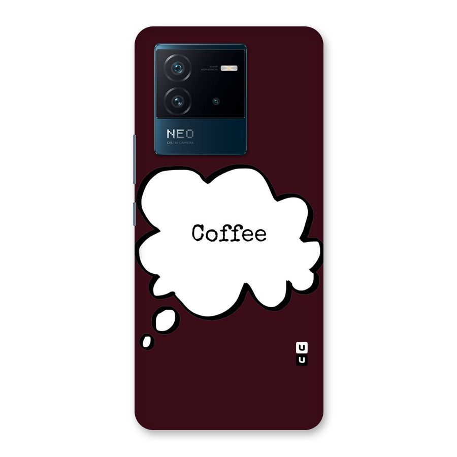 Coffee Bubble Back Case for Vivo iQOO Neo 6 5G