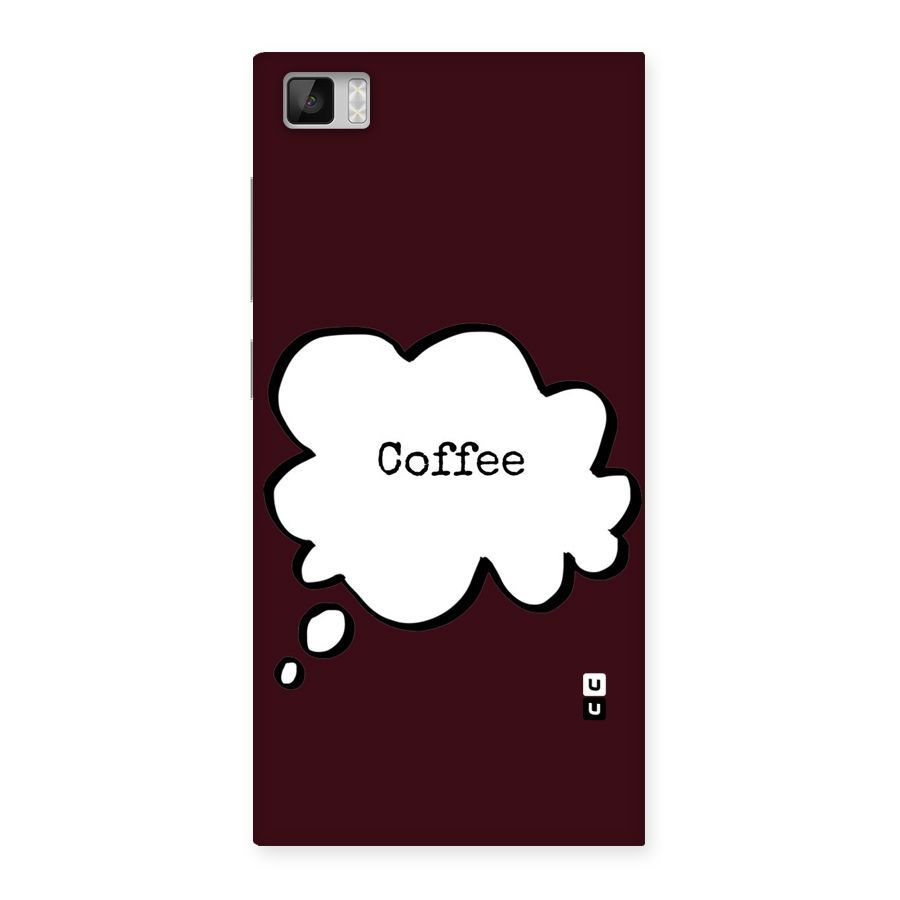Coffee Bubble Back Case for Xiaomi Mi3
