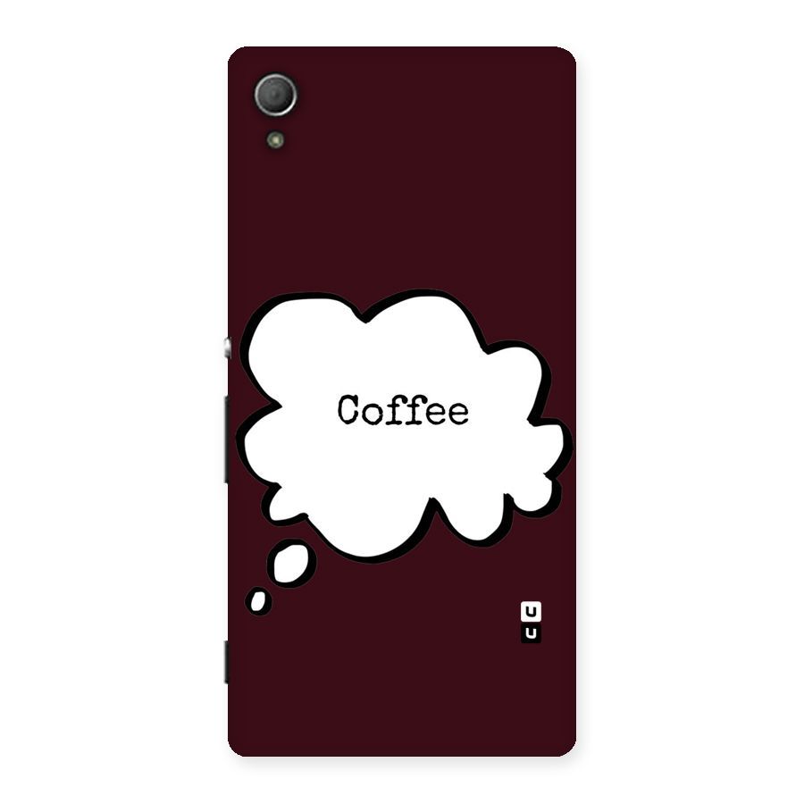 Coffee Bubble Back Case for Xperia Z4