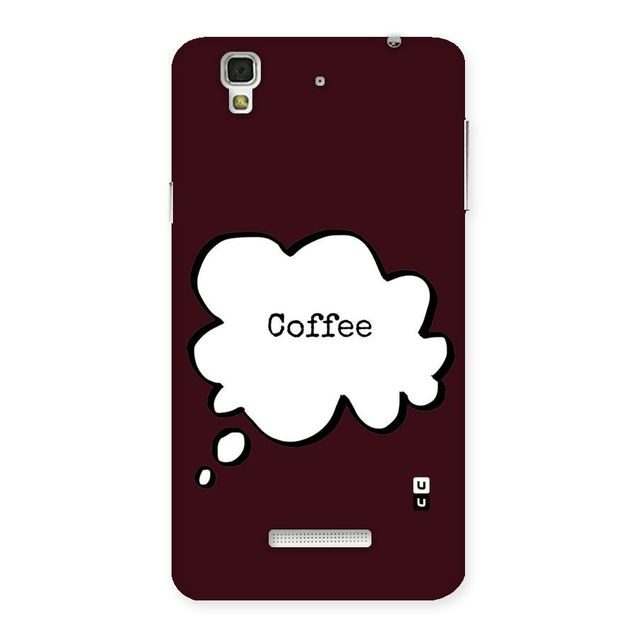 Coffee Bubble Back Case for YU Yureka Plus