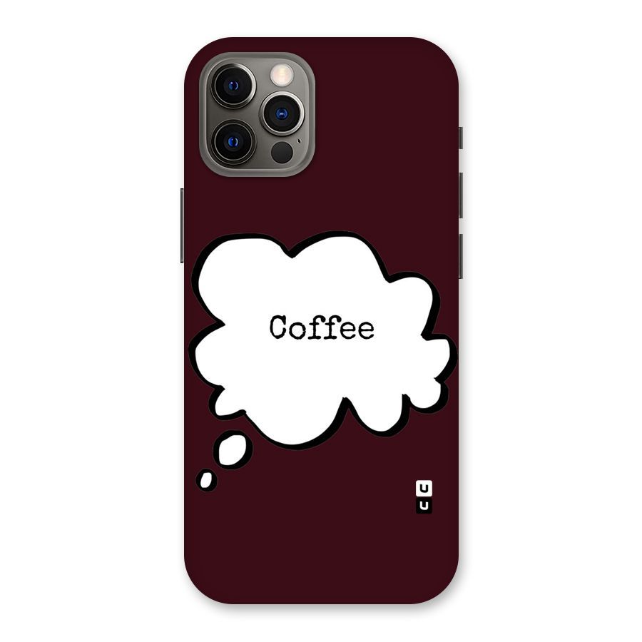 Coffee Bubble Back Case for iPhone 12 Pro
