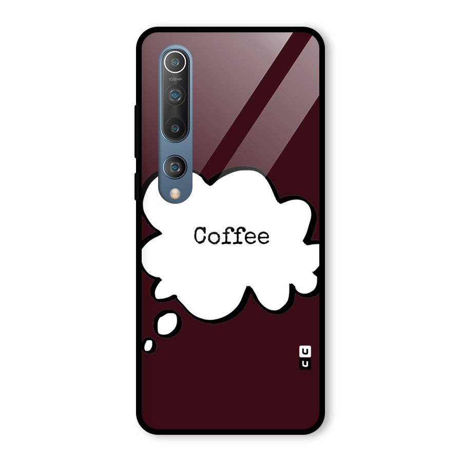 Coffee Bubble Glass Back Case for Mi 10