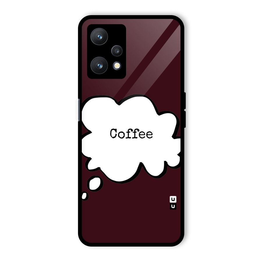Coffee Bubble Glass Back Case for Realme 9 Pro 5G