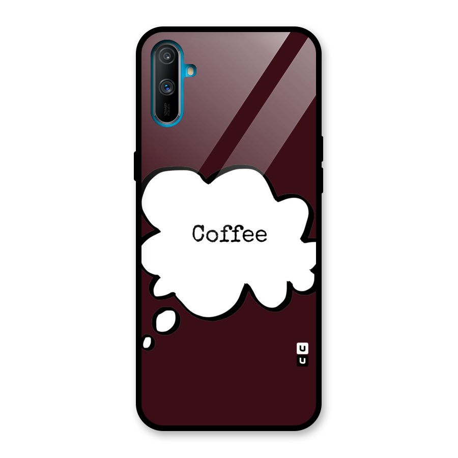 Coffee Bubble Glass Back Case for Realme C3