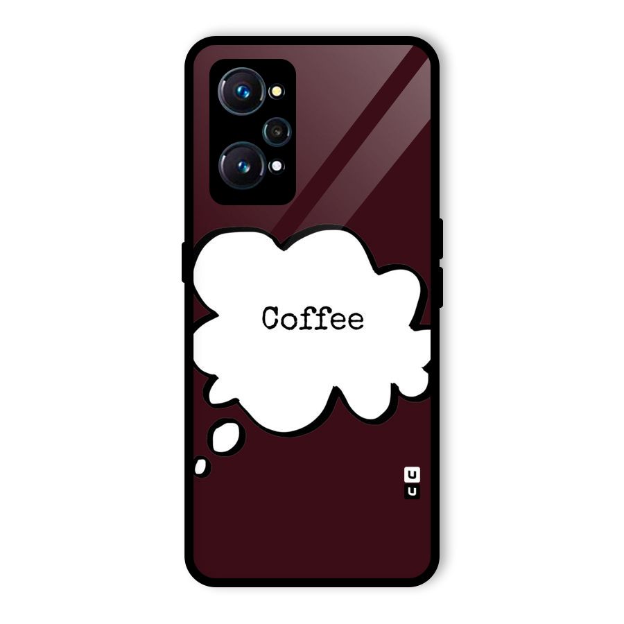 Coffee Bubble Glass Back Case for Realme GT 2