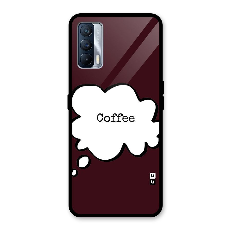 Coffee Bubble Glass Back Case for Realme X7