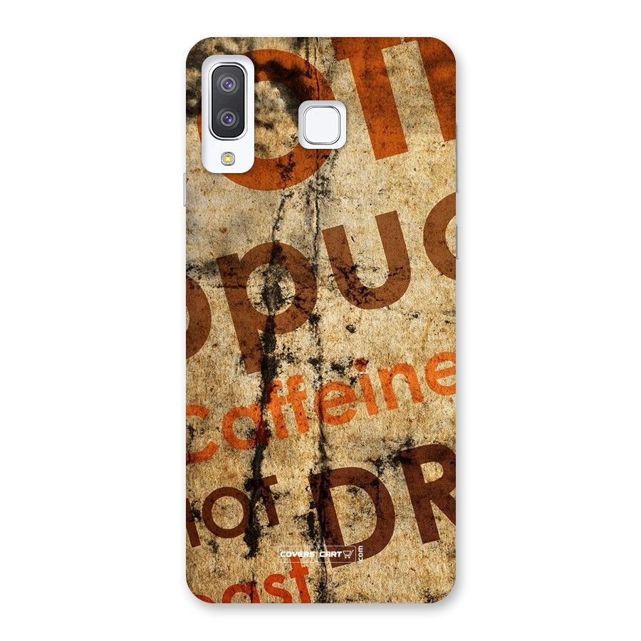 Coffee Caffeine Back Case for Galaxy A8 Star