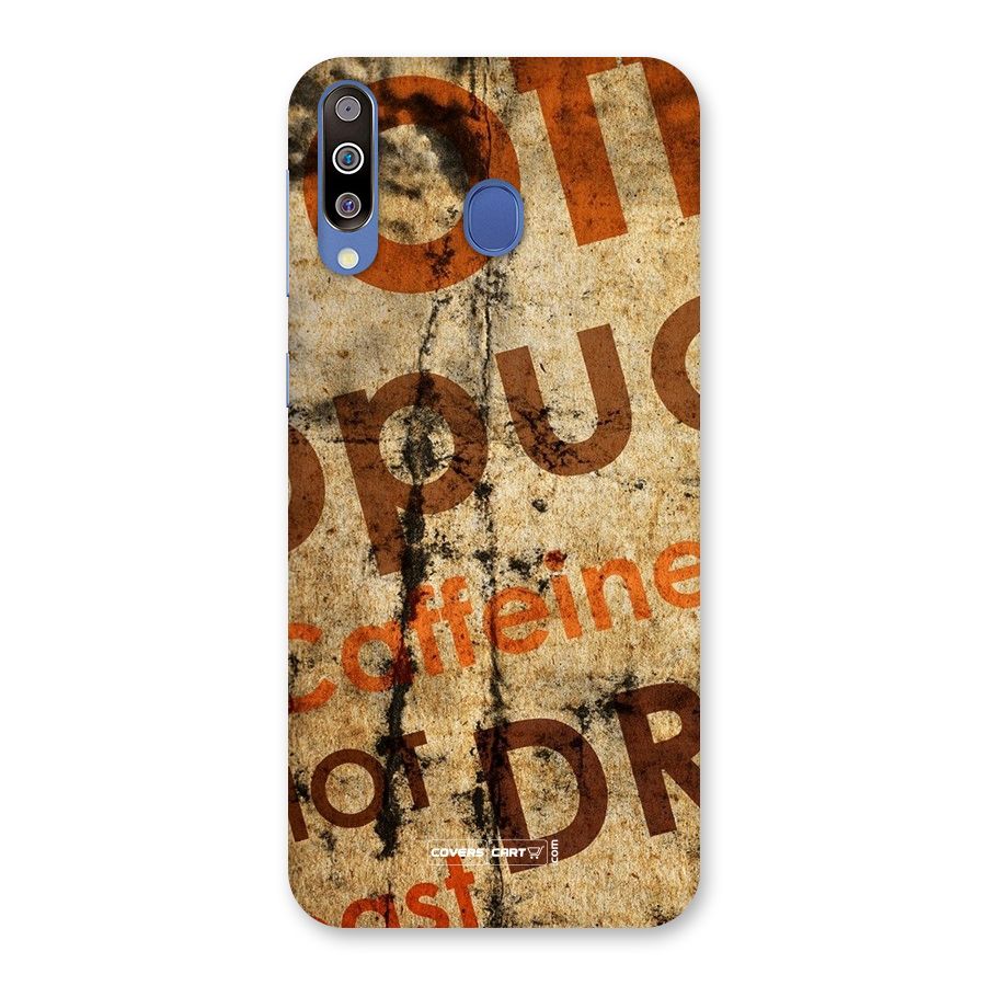 Coffee Caffeine Back Case for Galaxy M30