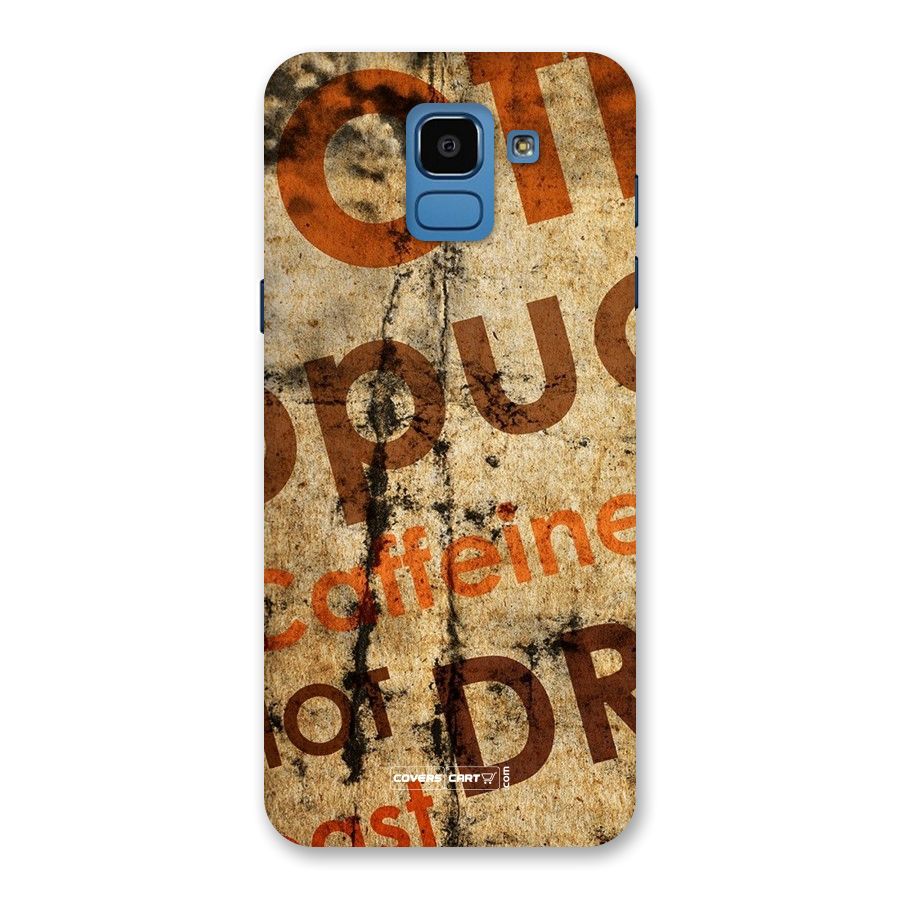 Coffee Caffeine Back Case for Galaxy On6