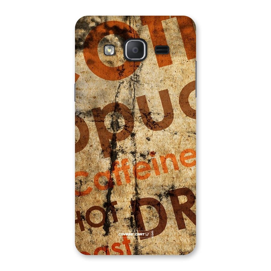 Coffee Caffeine Back Case for Galaxy On7 2015