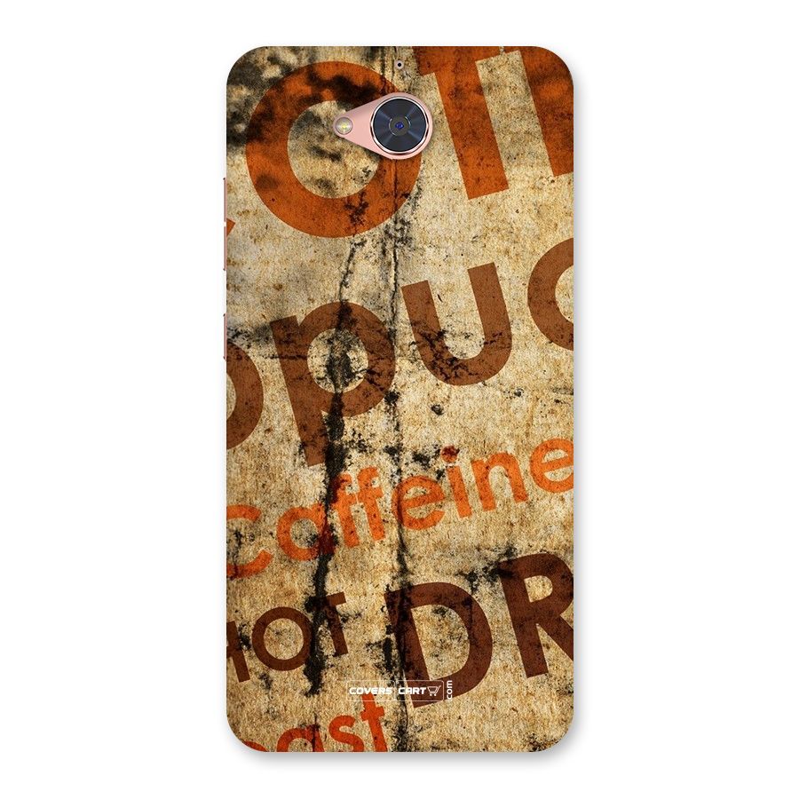 Coffee Caffeine Back Case for Gionee S6 Pro