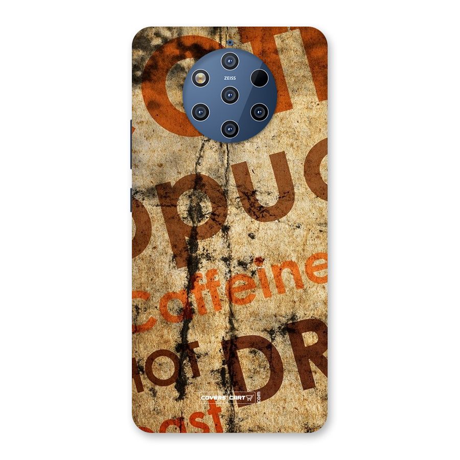 Coffee Caffeine Back Case for Nokia 9 PureView