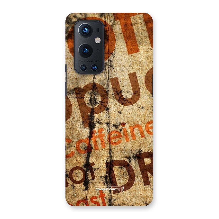 Coffee Caffeine Back Case for OnePlus 9 Pro