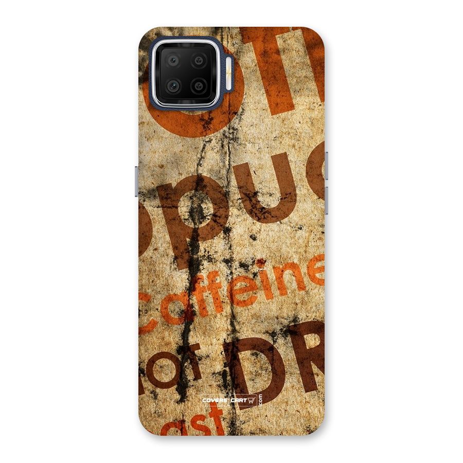 Coffee Caffeine Back Case for Oppo F17