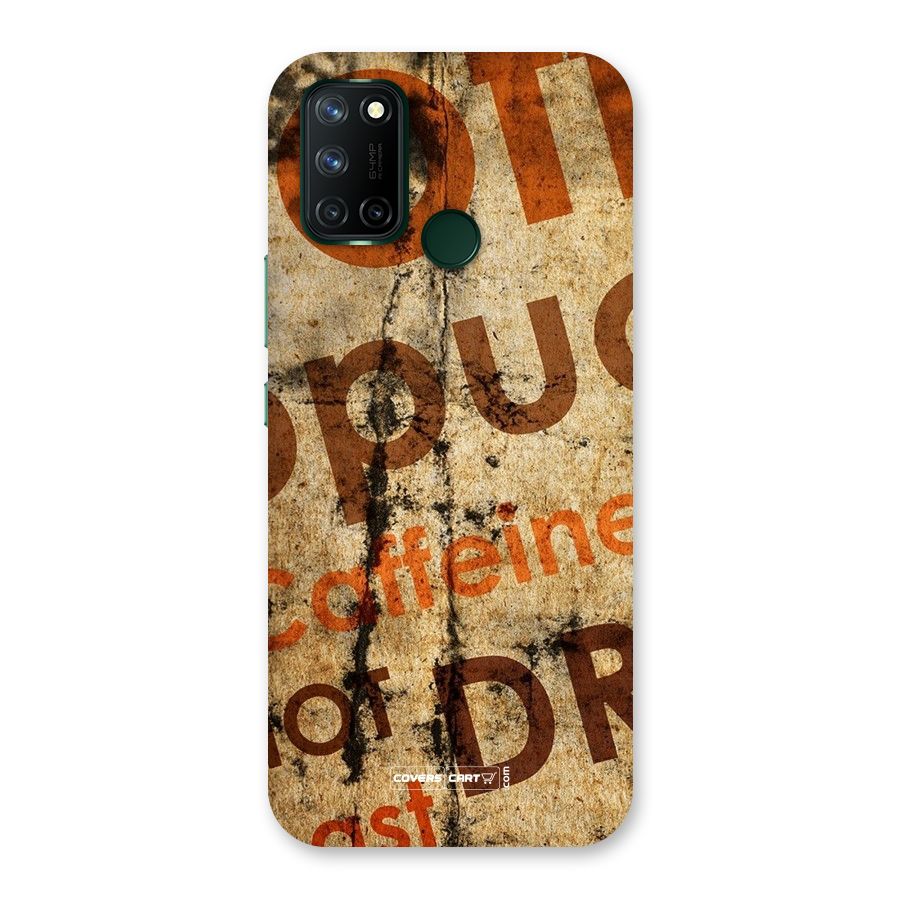 Coffee Caffeine Back Case for Realme 7i