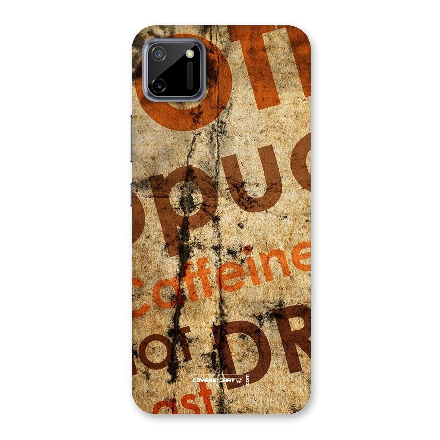 Coffee Caffeine Back Case for Realme C11