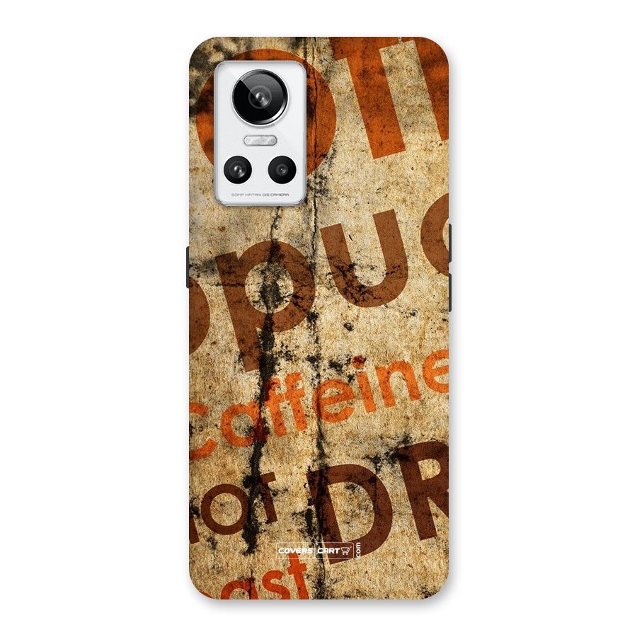Coffee Caffeine Back Case for Realme GT Neo 3