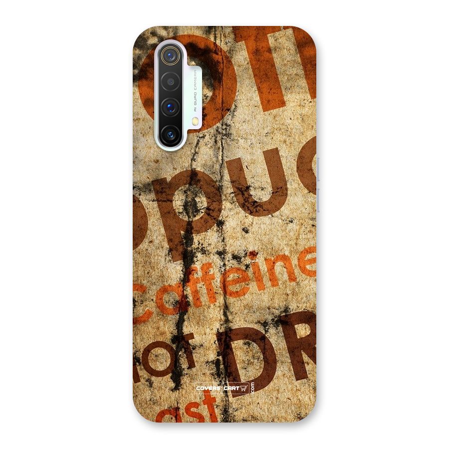 Coffee Caffeine Back Case for Realme X3