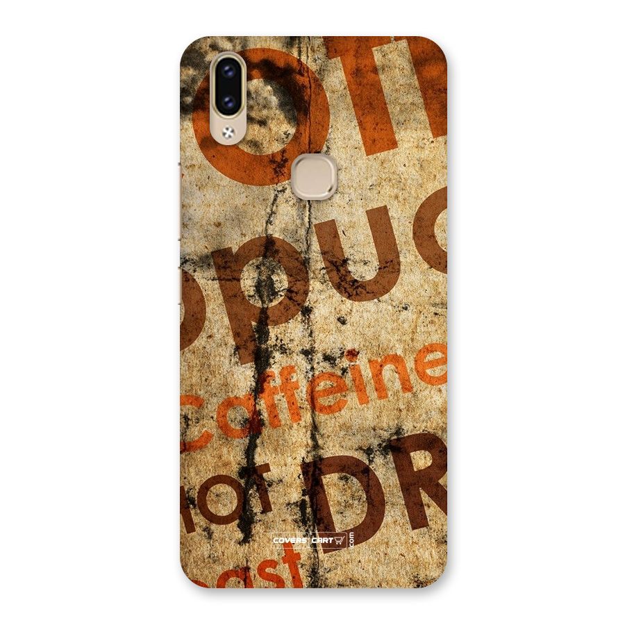 Coffee Caffeine Back Case for Vivo V9 Youth