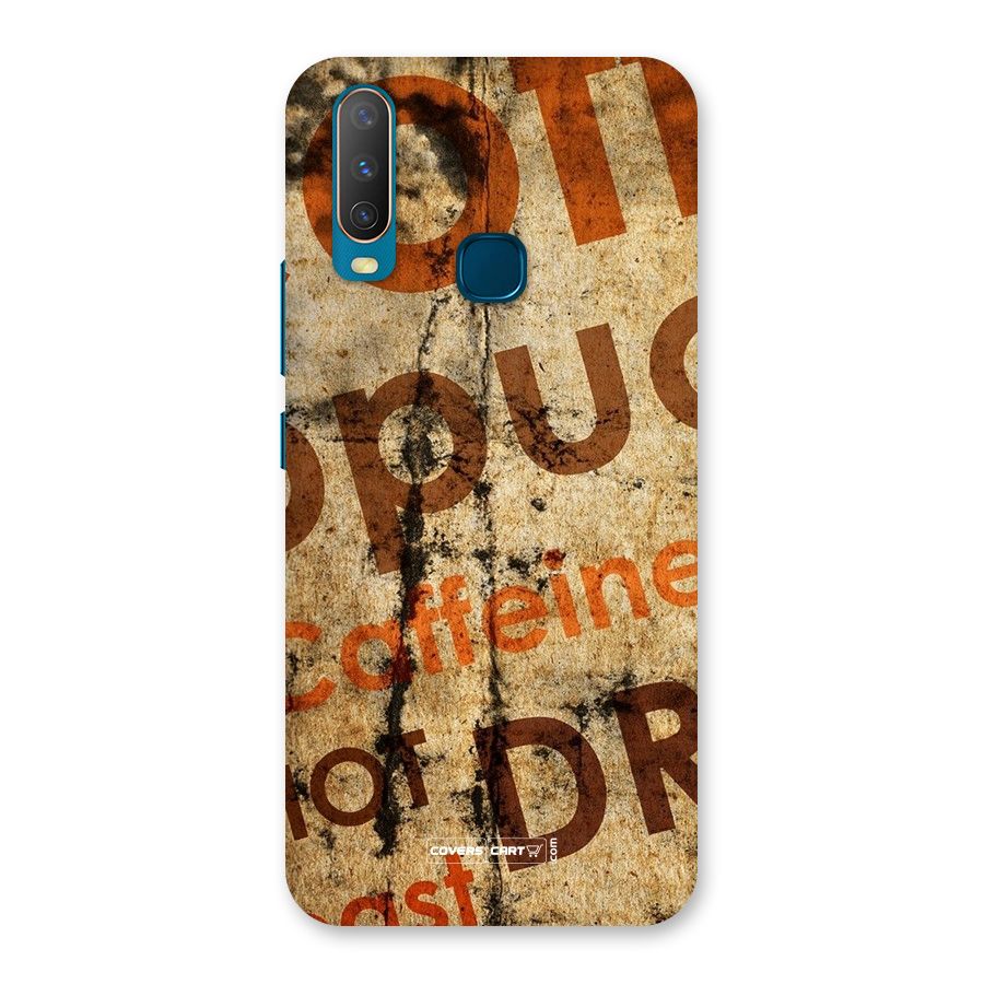 Coffee Caffeine Back Case for Vivo Y11