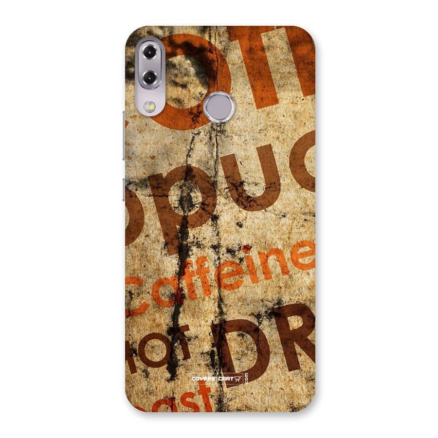 Coffee Caffeine Back Case for Zenfone 5Z