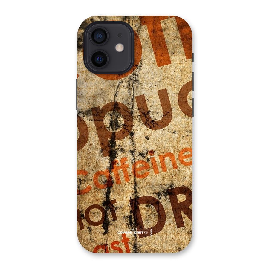 Coffee Caffeine Back Case for iPhone 12