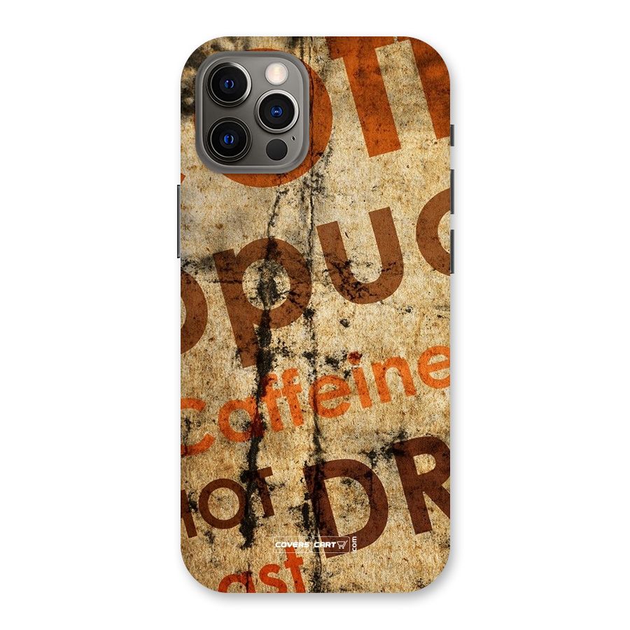 Coffee Caffeine Back Case for iPhone 12 Pro