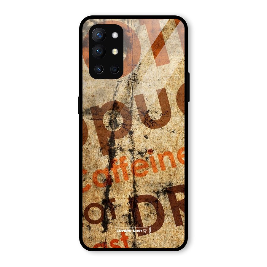 Coffee Caffeine Glass Back Case for OnePlus 9R