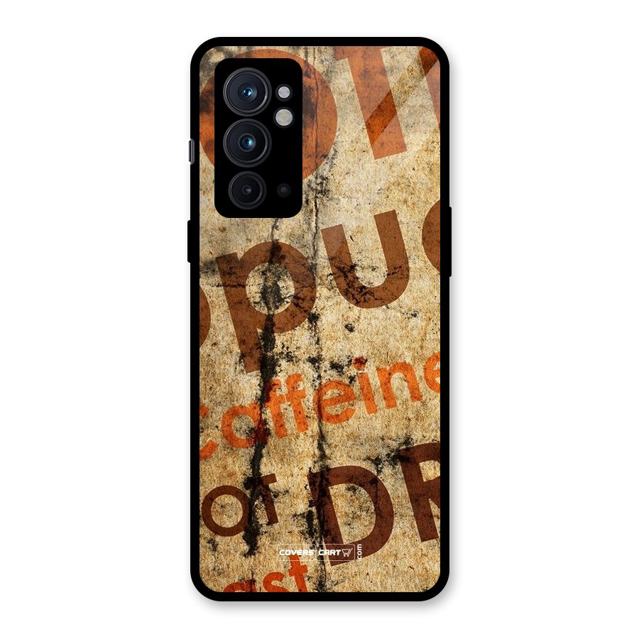 Coffee Caffeine Glass Back Case for OnePlus 9RT 5G