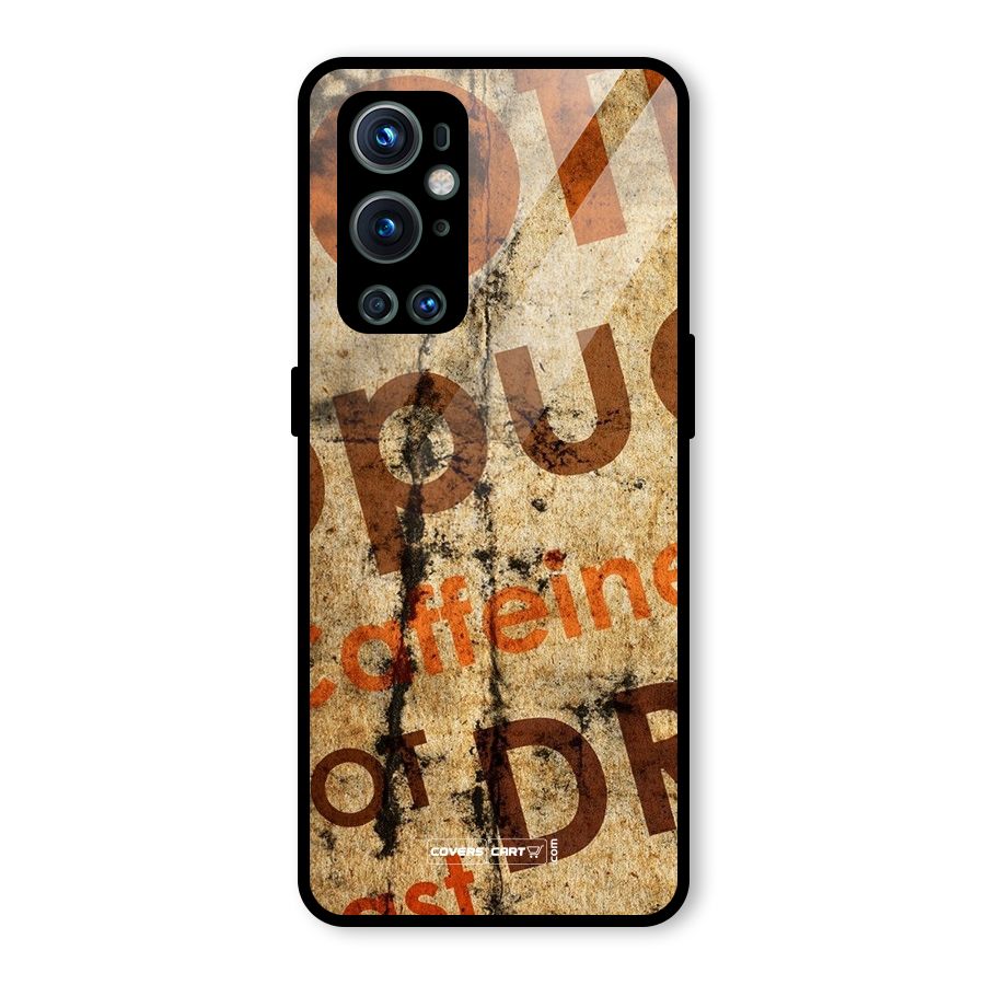 Coffee Caffeine Glass Back Case for OnePlus 9 Pro