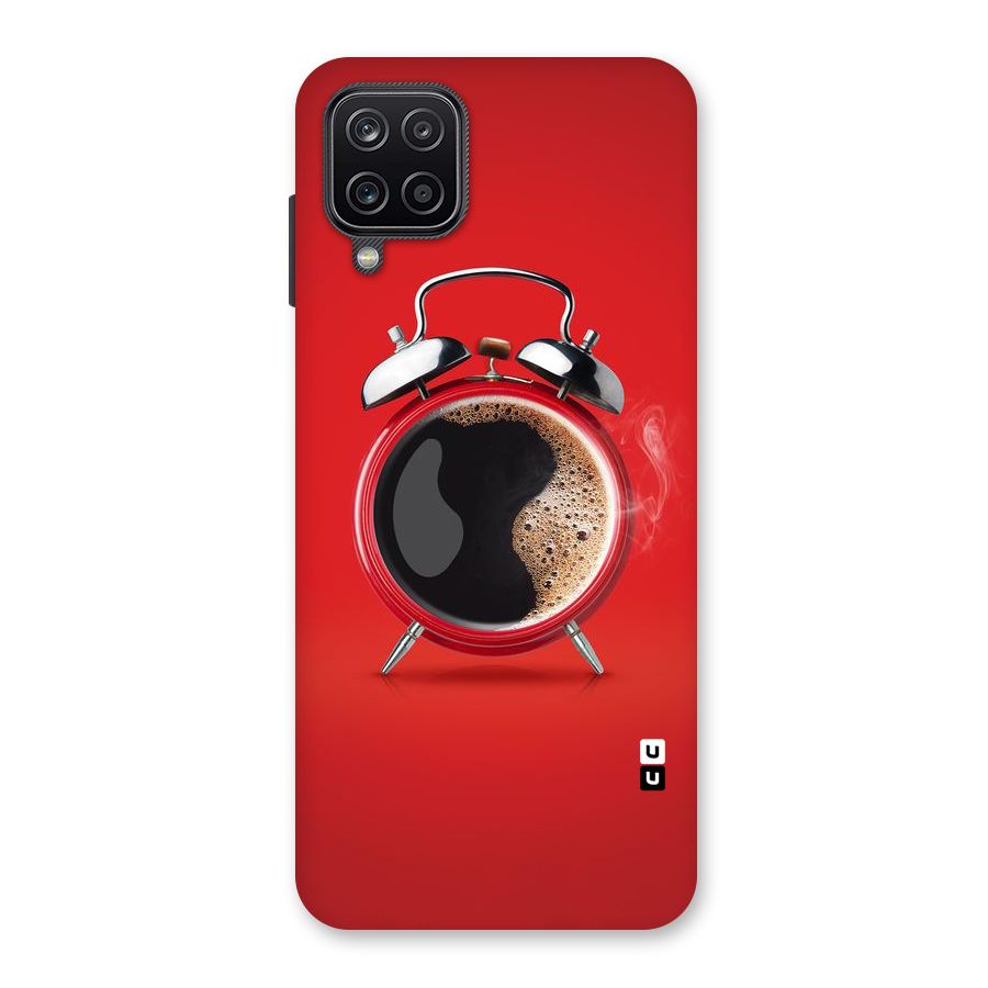 Coffee Clock Back Case for Galaxy A12