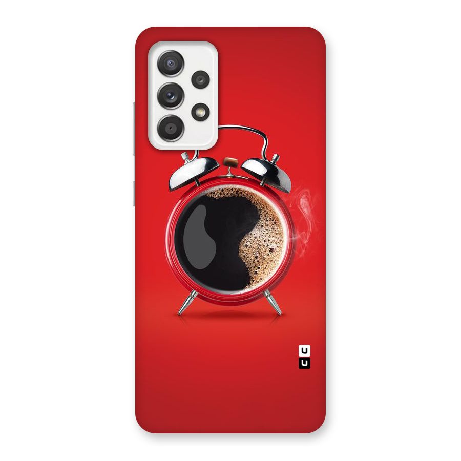 Coffee Clock Back Case for Galaxy A52