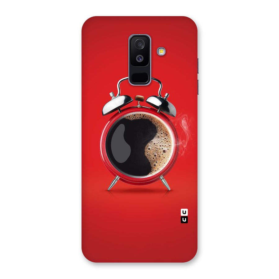 Coffee Clock Back Case for Galaxy A6 Plus