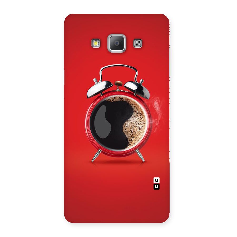 Coffee Clock Back Case for Galaxy A7